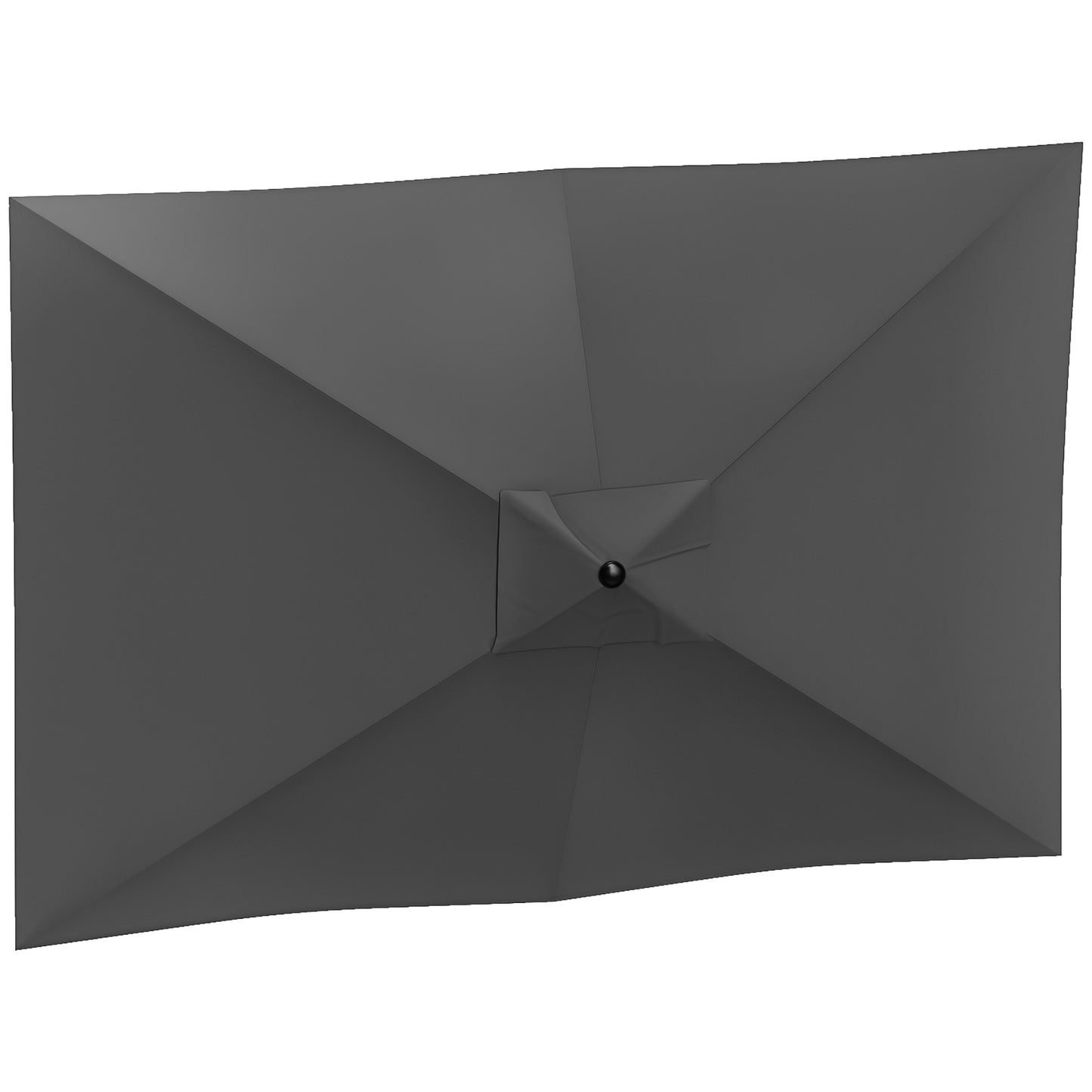 Outsunny Toldo De Recambio De Sombrilla De 3x2 M Con Ventilación Superior Gris_0