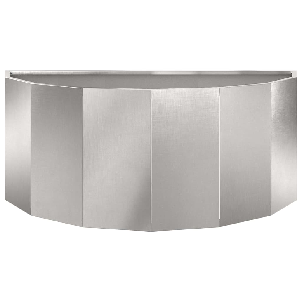Jardinera Plateado 90 X 45 X 35 Cm Acero Inoxidable_4