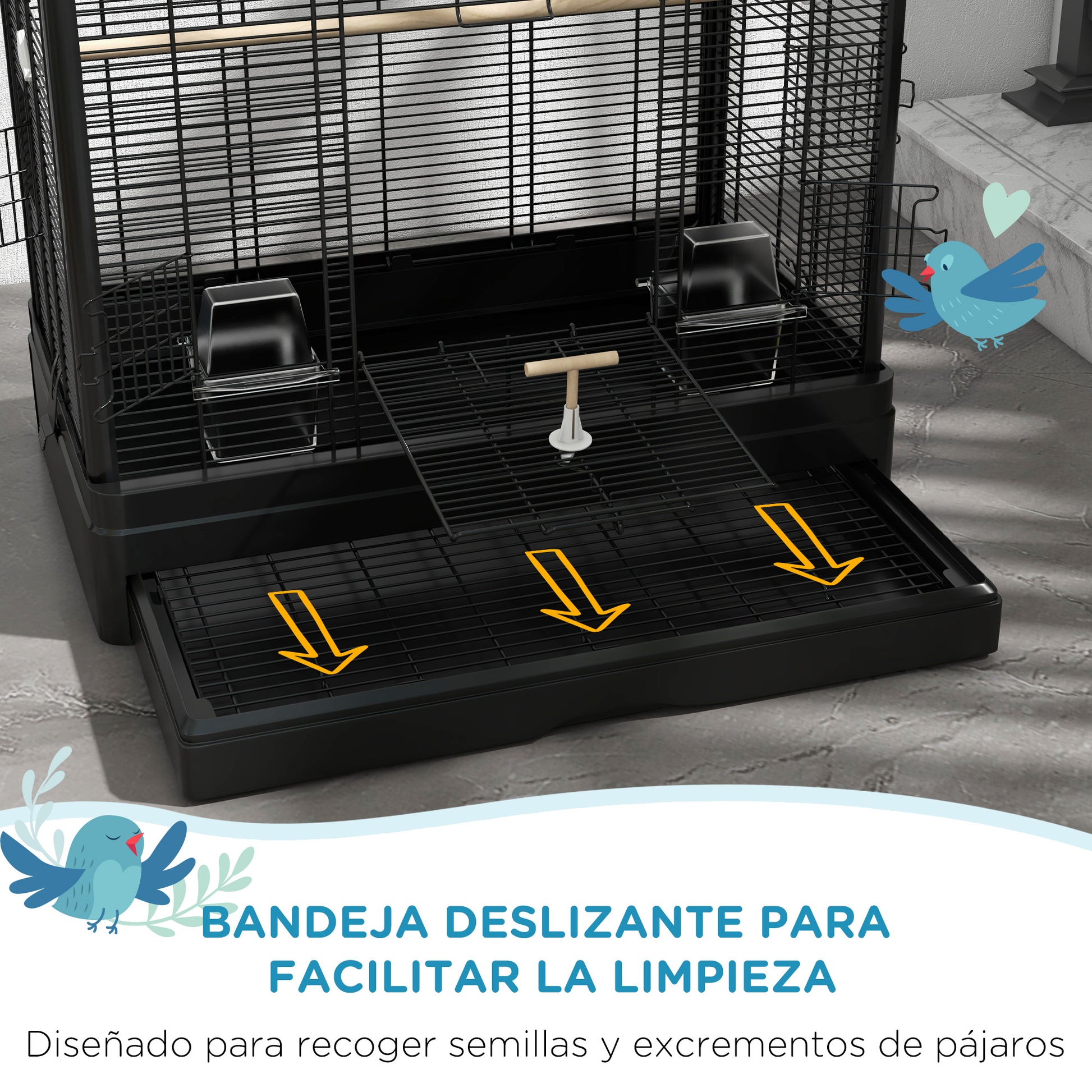 Pawhut Jaula Para Pájaros 61x36_3