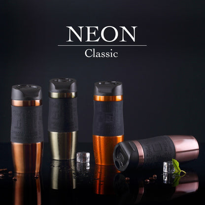Termo Mug 400ml Acero Inoxidable Brown Neon Classic_4
