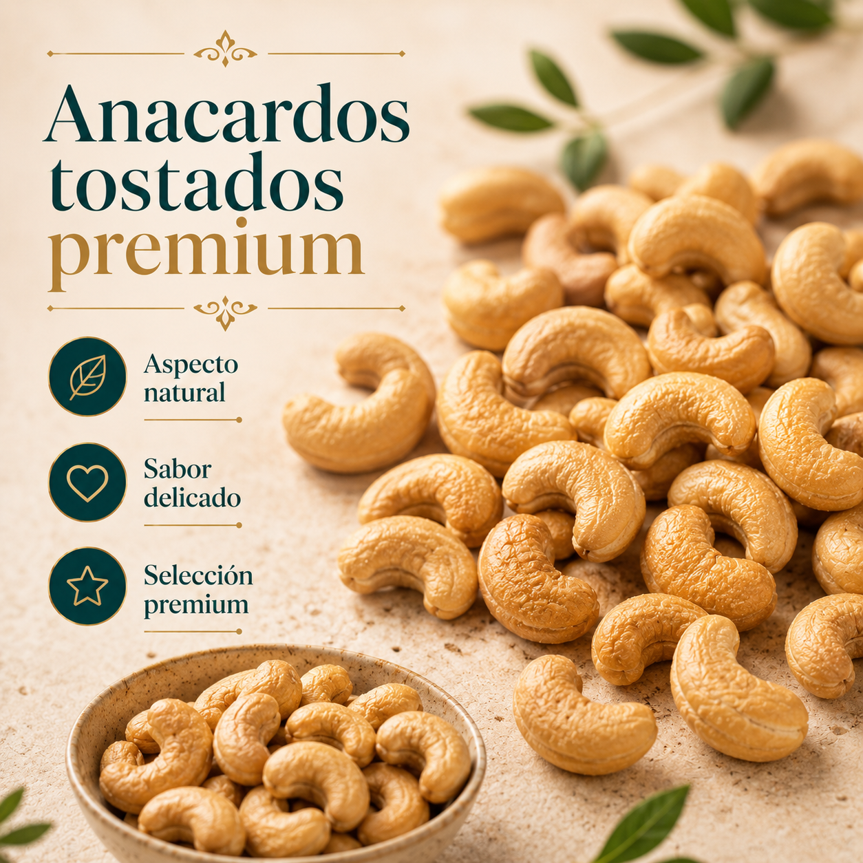 Anacardo Tostado Premium - Envasados Al Vacío - 800 G | Fruto Seco Ecológico Premium, Snack Vegano Natural, Sin Gluten_4