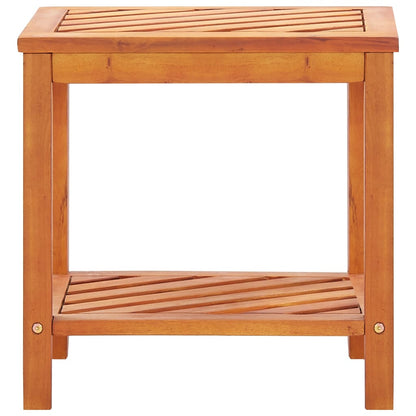 Mesa Auxiliar De Madera Maciza Acacia 45x33x45 Cm_0