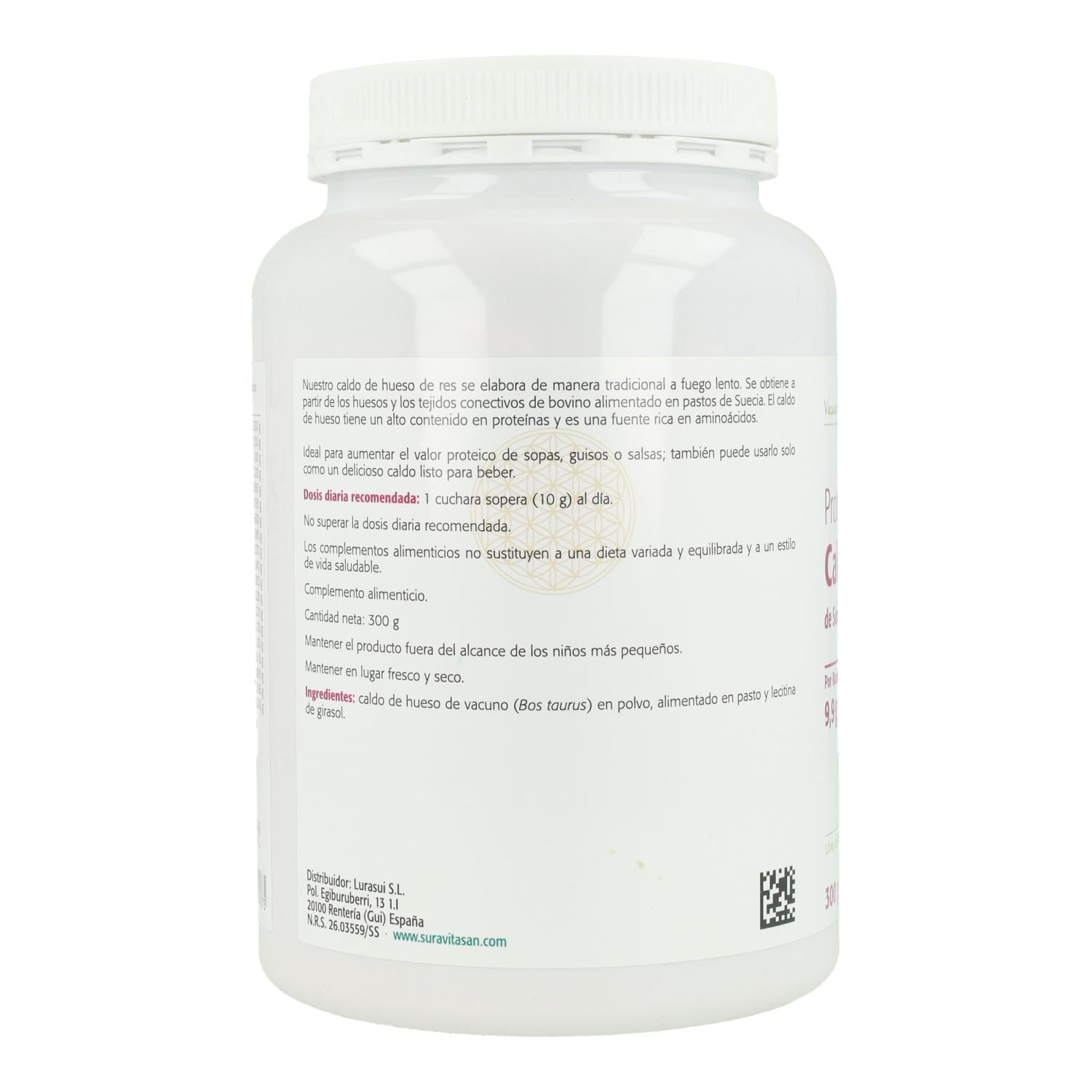Pack 2x Proteína de caldo de hueso, Sura Vitasan, 300 g