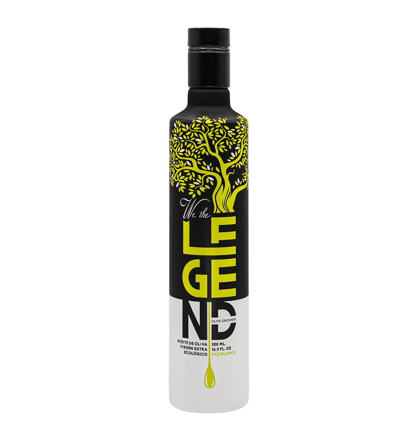 Aceite de oliva virgen extra ecológico cosecha temprana Hojiblanca We The Legend Bot 500ml._0