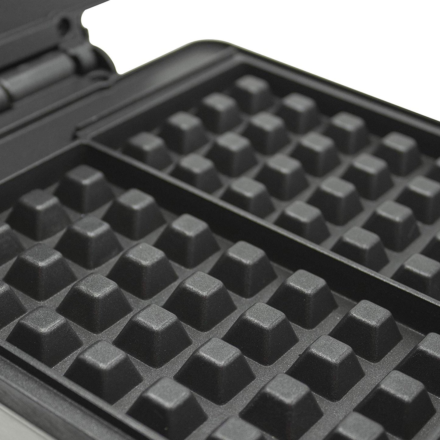 Gofrera Eléctrica, 2 Gofres Belgas Gruesos, Antiadherente, Temperatura Automática, Carcasa Tacto Frío Mpm Mpm-mgo-25 Blanco