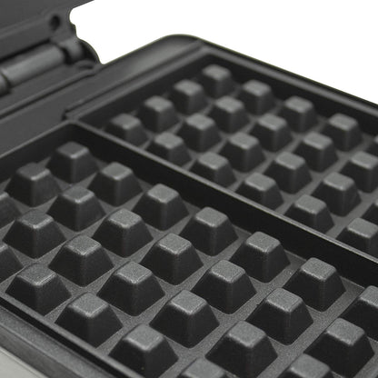 Gofrera Eléctrica, 2 Gofres Belgas Gruesos, Antiadherente, Temperatura Automática, Carcasa Tacto Frío Mpm Mpm-mgo-25 Blanco