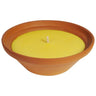 Vela antimosquitos citronela terracota Ø22 cm Roura