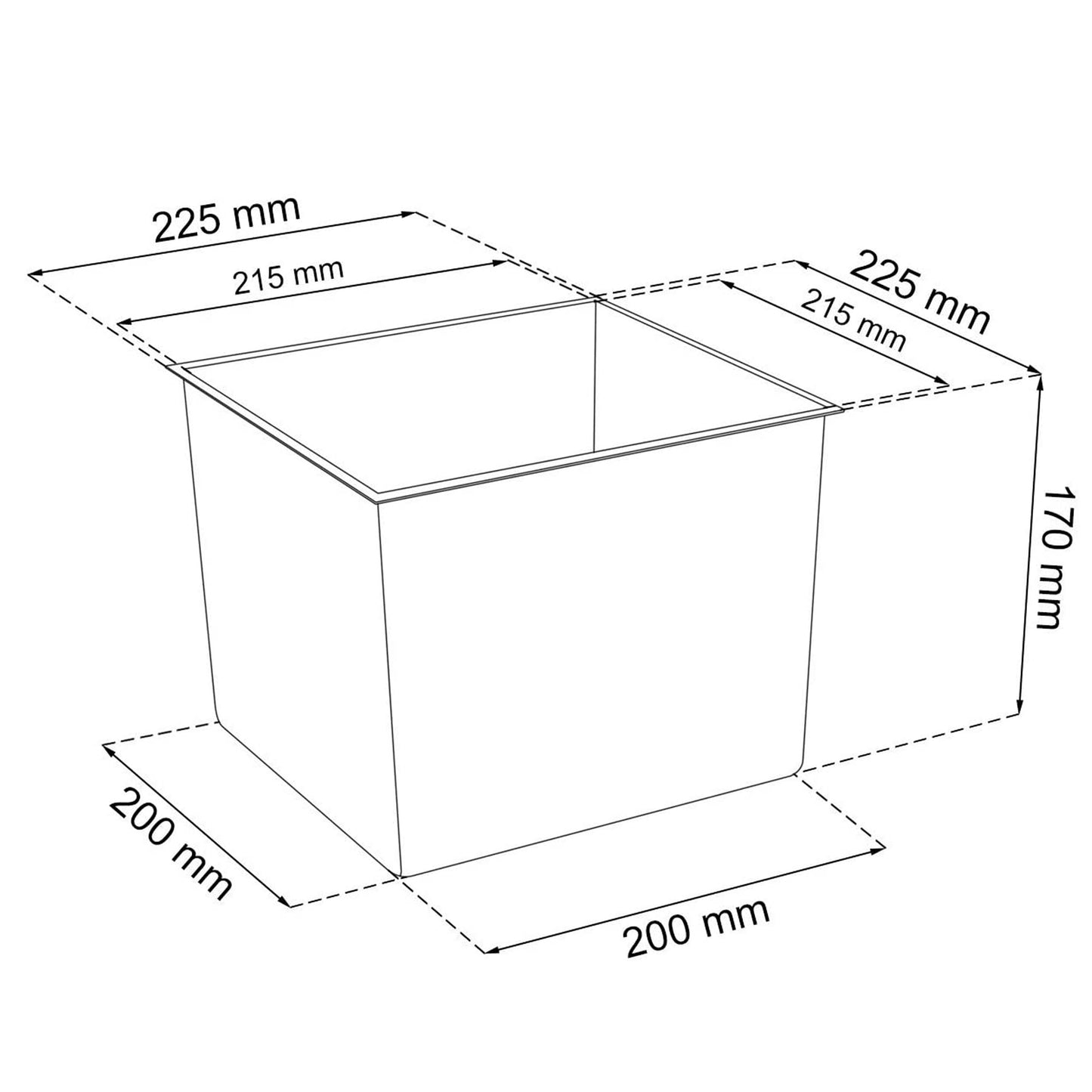 2 Unidades De Maceta Rato De 26,6 Litros Con Inserto 26,5 X 26,5 X 50 Cm En Color Antracita