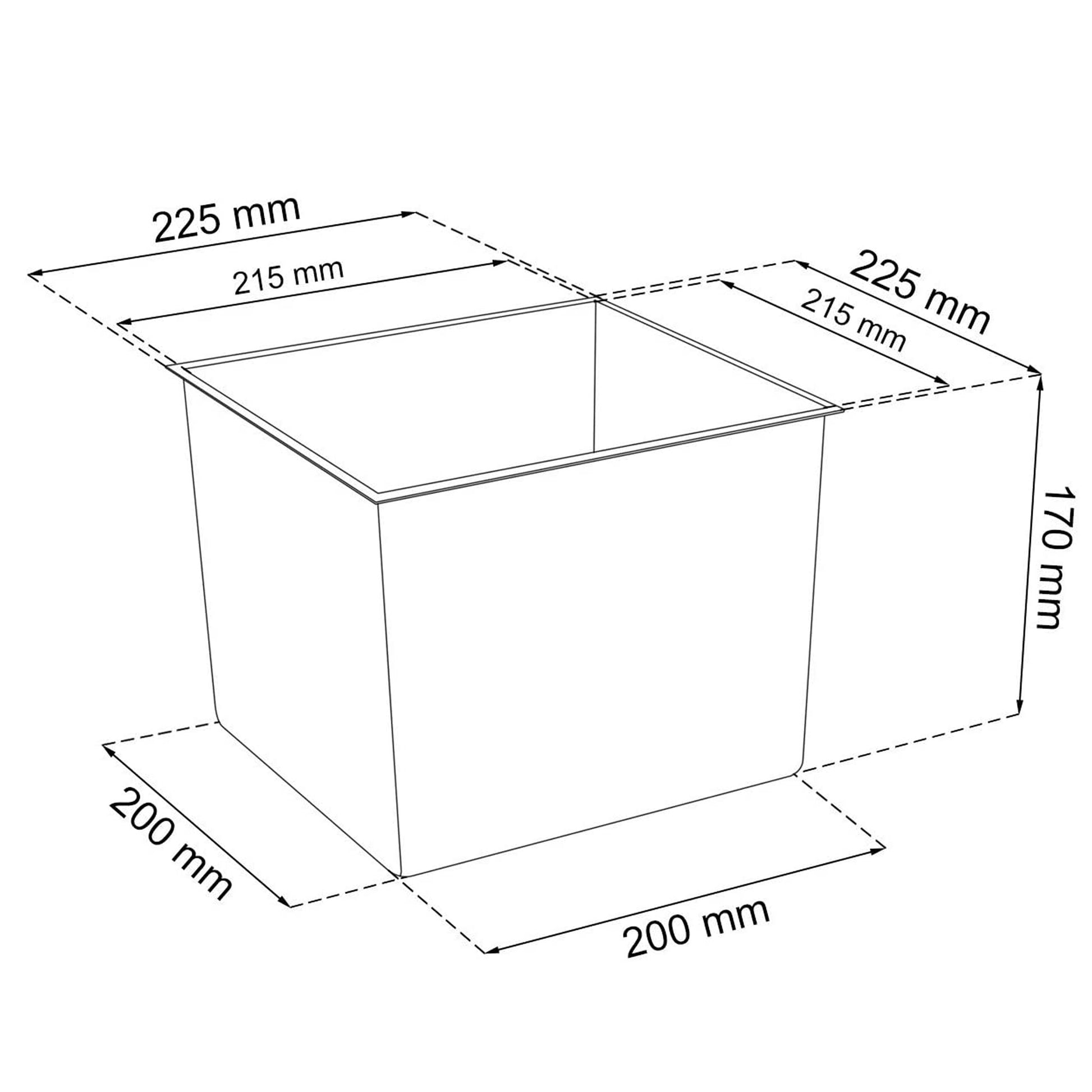 2 Unidades De Maceta Rato De 26,6 Litros Con Inserto 26,5 X 26,5 X 50 Cm En Color Antracita