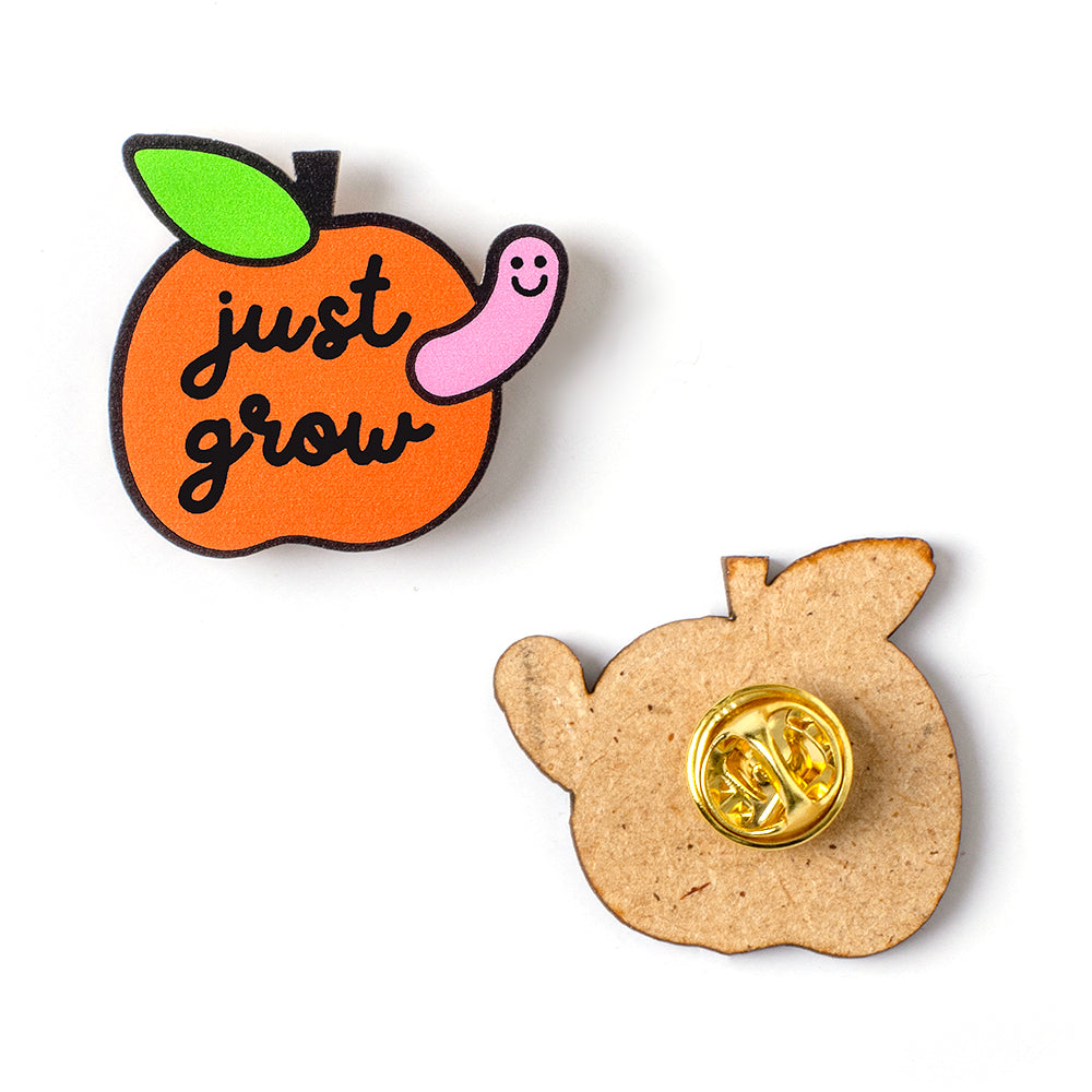 Just Grow Pin | Accesorio Moderno Y Original Para Chaquetas, Mochilas Y Bolsos_1