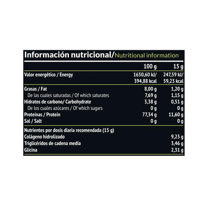Elixir: Colágeno + Aceite TCM, 450 g Paleobull Elixir Cacao 450 g