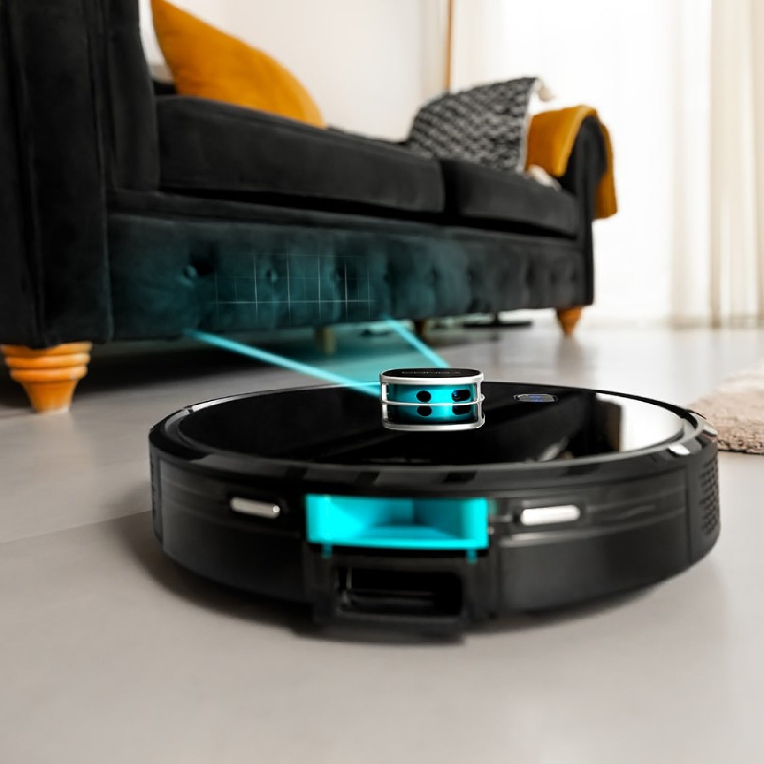 Cecotec Robot Aspirador Y Friegasuelos Conga Eternal Max X-treme. Tecnología Láser 3000 Pa Autonomía 110 Min 3 Niveles D_1