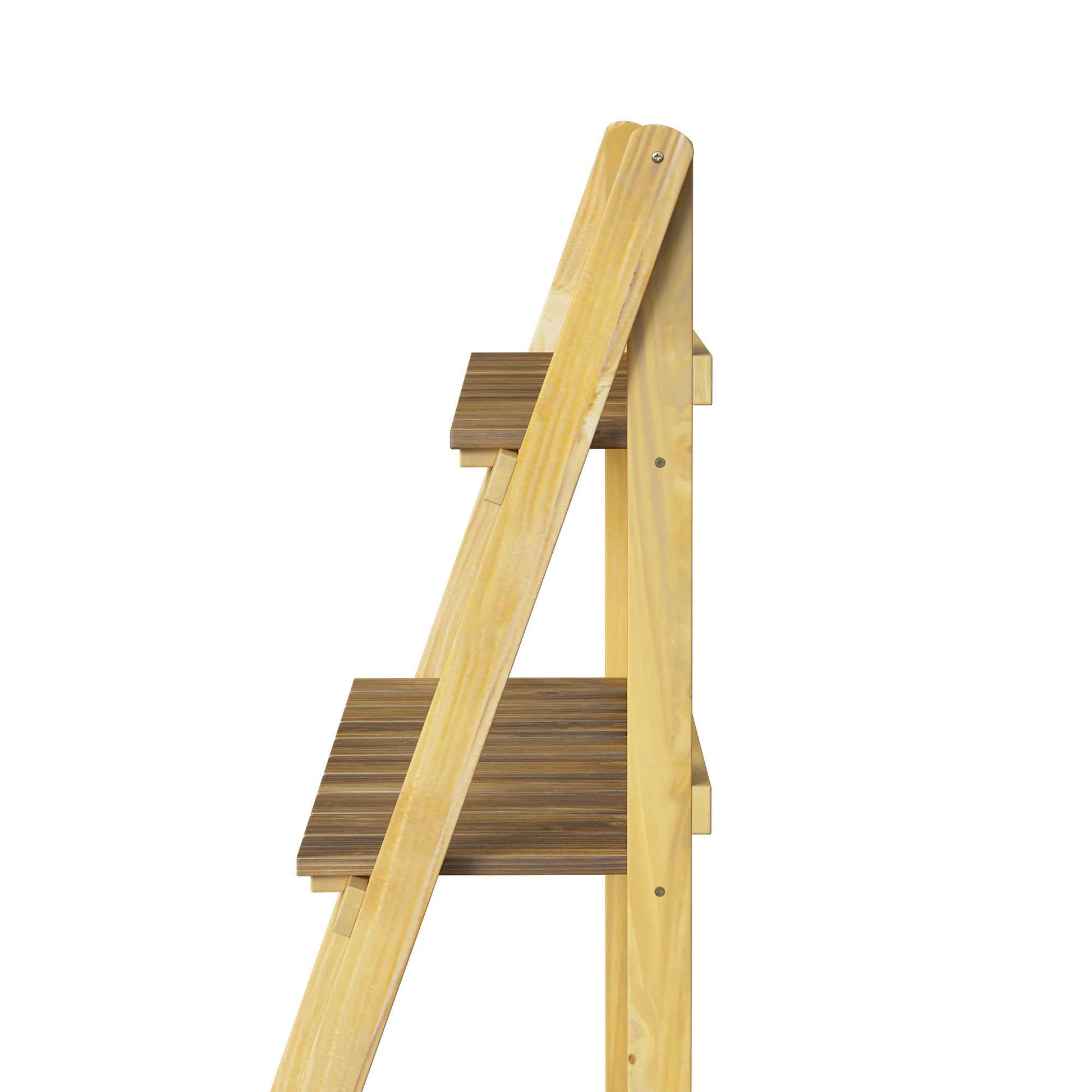 Outsunny Soporte Para Plantas De Madera De 3 Niveles 80x37x93 Cm Natural_4