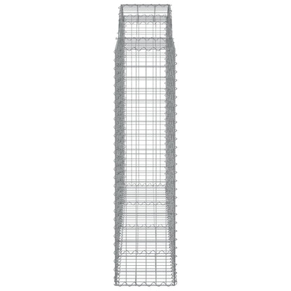 Cestas Gaviones 20 Uds Forma De Arco Hierro 200x50x160/180 Cm_4