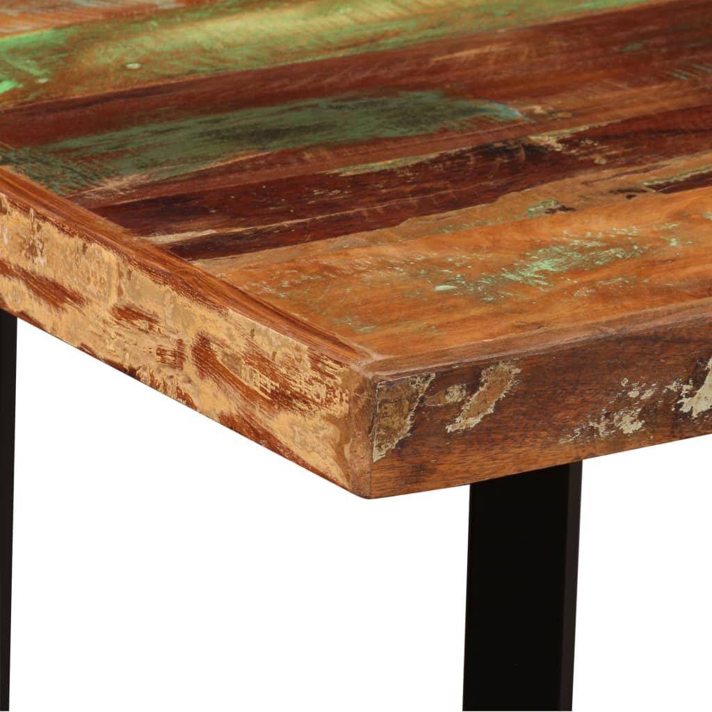 Mesa De Bar De Madera Maciza Reciclada 120x60x107 Cm_2