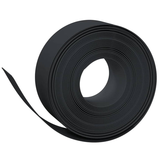 Vidaxl Borduras De Jardín 5 Uds Polietileno Negro 10 M 20 Cm_0