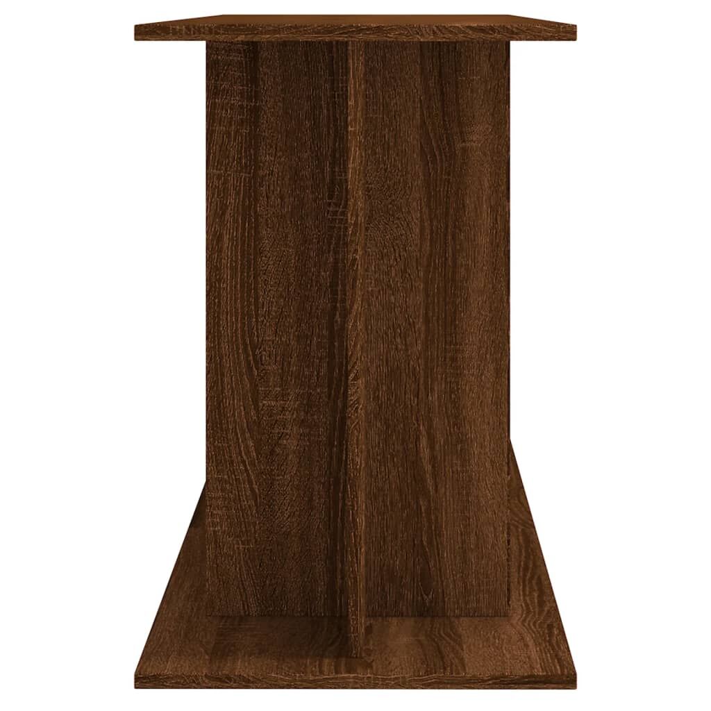 Vidaxl Soporte De Acuario Madera Ingeniería Roble Marrón 120x40x60 Cm_4