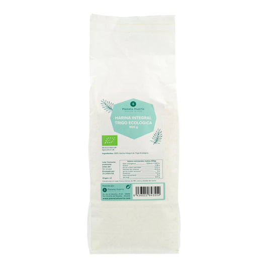 Harina Integral de Trigo Eco Planeta Huerto 800 g