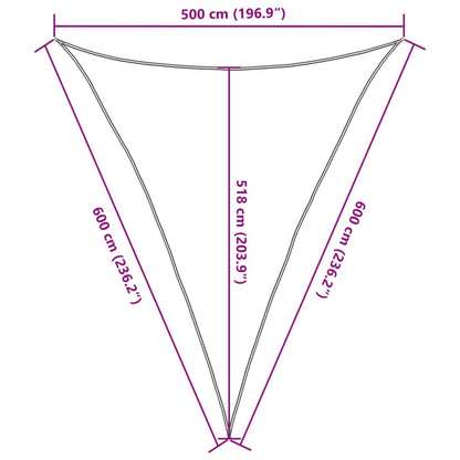 Vidaxl Toldo De Vela Hdpe Verde Claro 160 G/m² 5x6x6 M_2