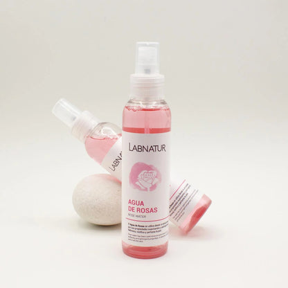Agua de Rosas Labnatur 125 ml | Tónico Facial sin Alcohol | Tonifica, Hidrata y Refresca | Piel Mixta o Grasa | Vegano_1