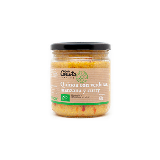 Quinoa Con Verduras, Cúrcuma Y Curry 350g