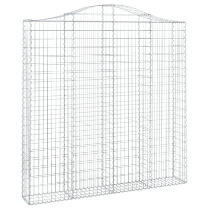 Cestas De Gaviones 3 Uds Forma De Arco Hierro 200x30x200/220 Cm_2