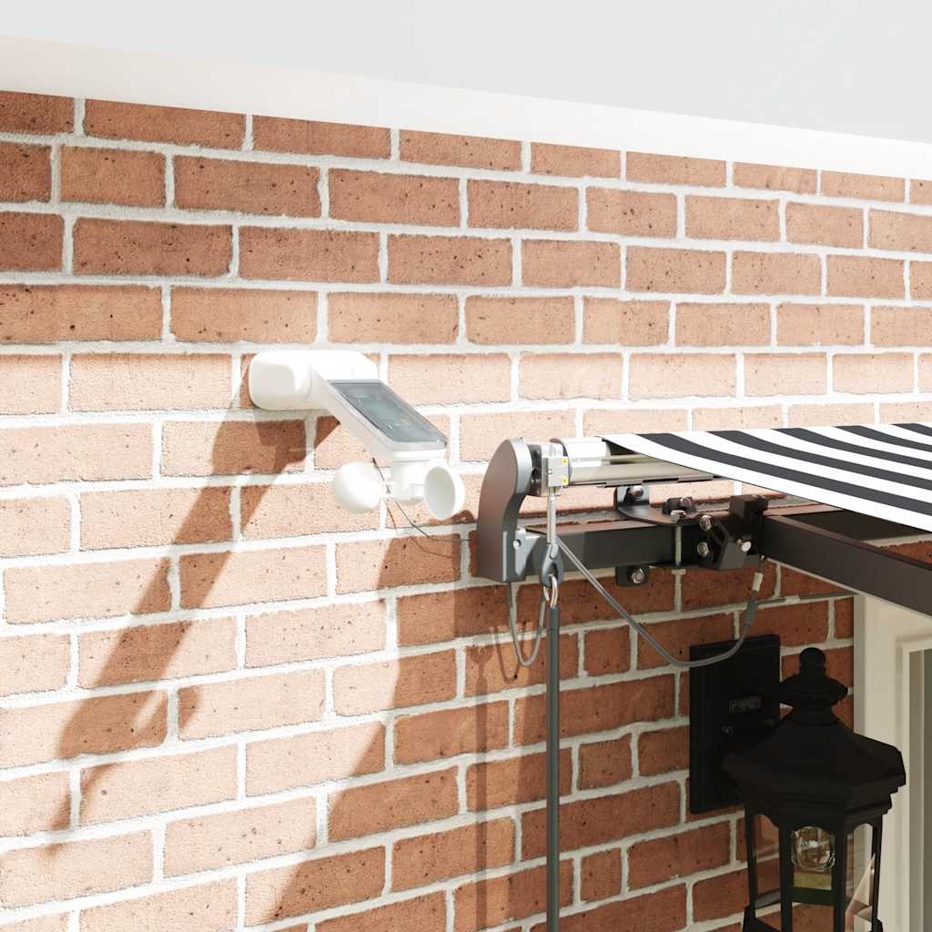 Toldo Retráctil Automático Luz Led Antracita Y Blanco 400x300cm_3