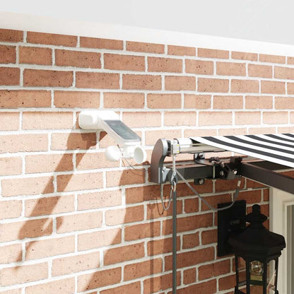 Toldo Retráctil Automático Luz Led Antracita Y Blanco 400x300cm_3