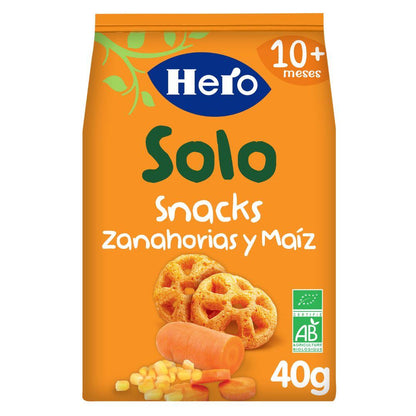 Snacks de Zanahorias y Maíz Eco 40 g-Hero Solo