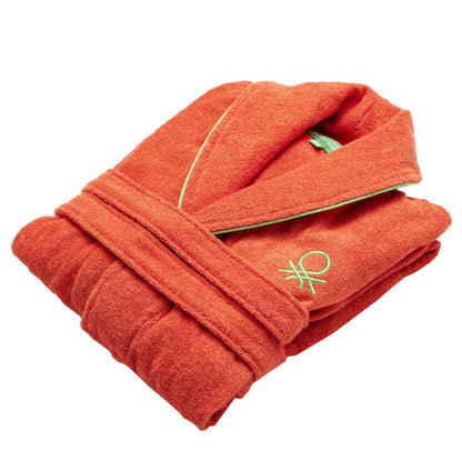 Albornoz L/xl 360gsm 100% Algodón Rojo Rainbow_1