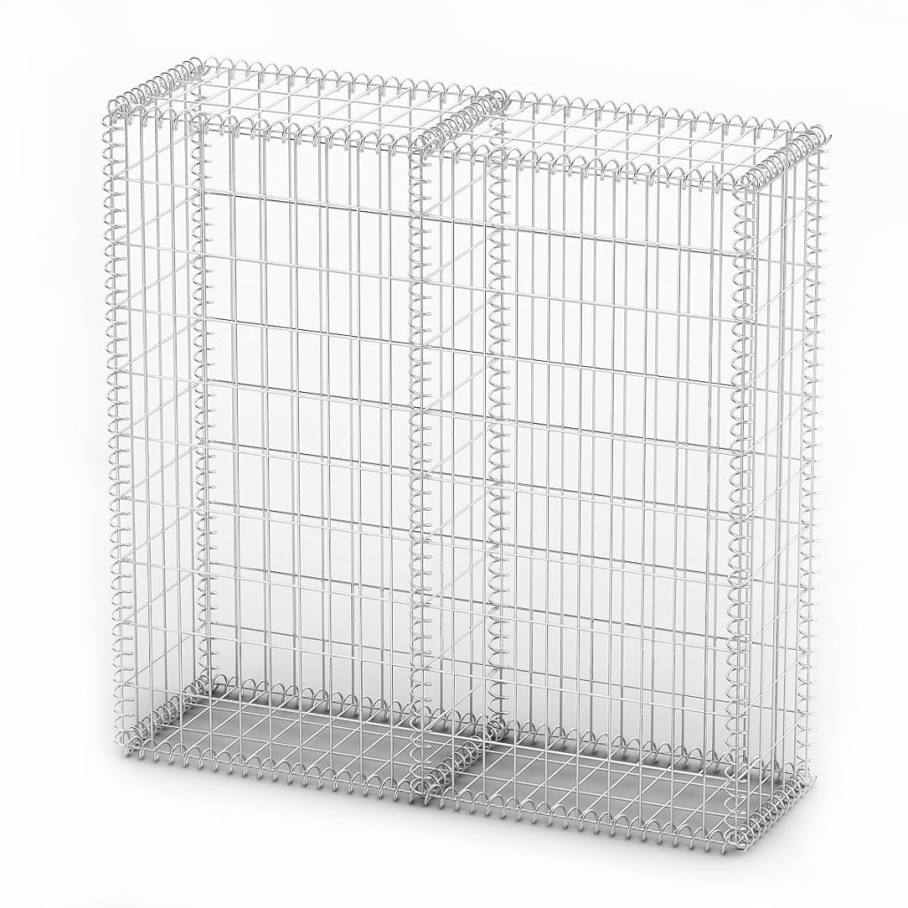 Cesta Para Muro De Gaviones De Alambre Galvanizado 100x100x30cm / Vetonek_3