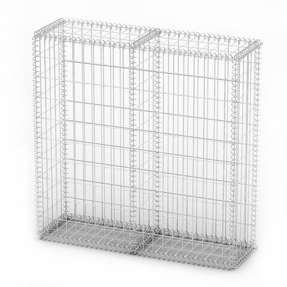 Cesta Para Muro De Gaviones De Alambre Galvanizado 100x100x30cm / Vetonek_3