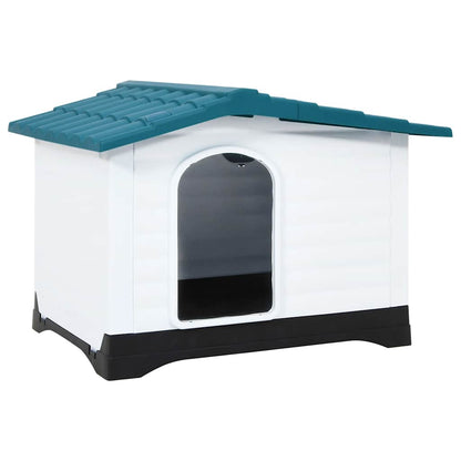 Caseta Para Perros Polipropileno Azul 90,5x68x66 Cm_1