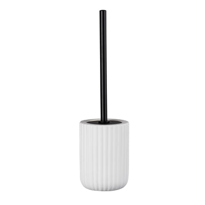 Escobillero de cerámica Belluno, blanco