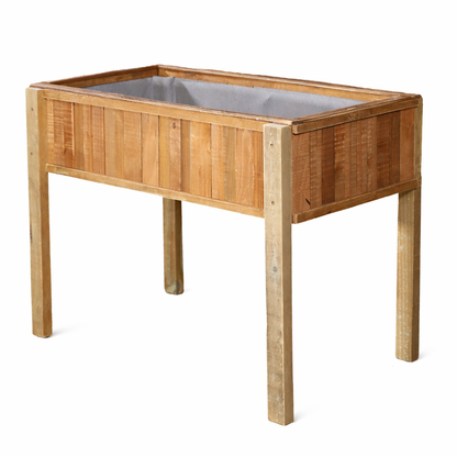 Mesa De Cultivo Vintage 102x52x74 Cm Huerto Urbano Con Maderas Recicladas Vidahuerto._0
