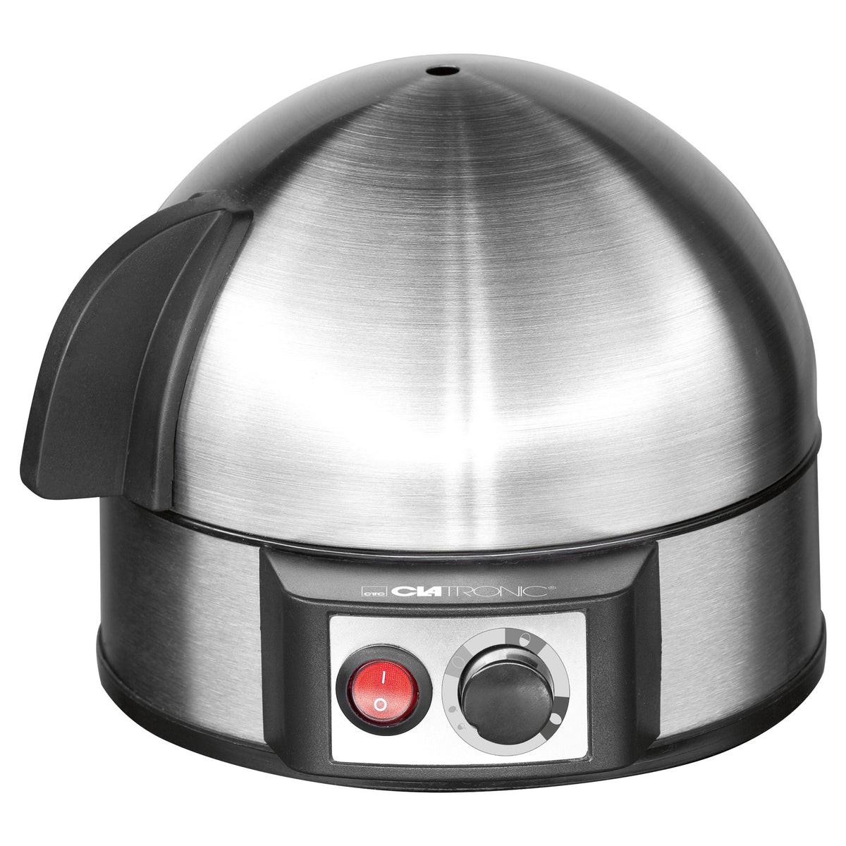 Cuece Huevos Eléctrico, 7 Huevos Cocidos, Ajuste Eléctronico Cocción, Soporte Extraíble Clatronic Ek3321 Negro/plata_0