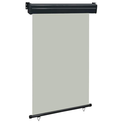 Vidaxl Toldo Lateral De Balcón Gris 125x250 Cm_0