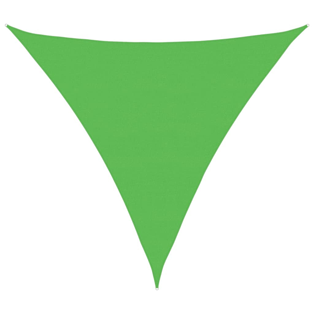 Vidaxl Toldo De Vela Hdpe Verde Claro 160 G/m² 6x6x6 M_0