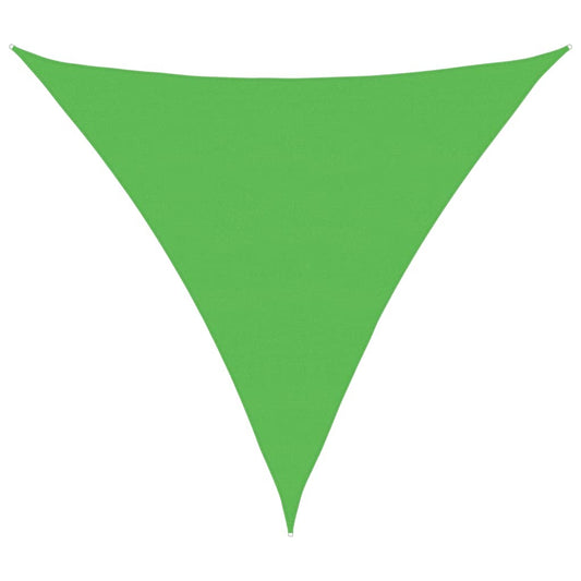Vidaxl Toldo De Vela Hdpe Verde Claro 160 G/m² 6x6x6 M_0