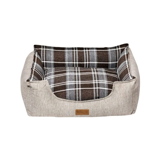 Wuapu Cama Rect. Serie British 110x80x28 Marron_0