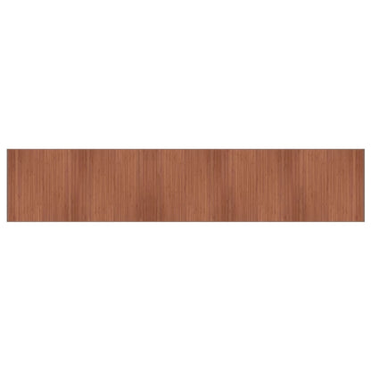 Alfombra Rectangular Bambú Marrón 100x1000 Cm / Vetonek_3