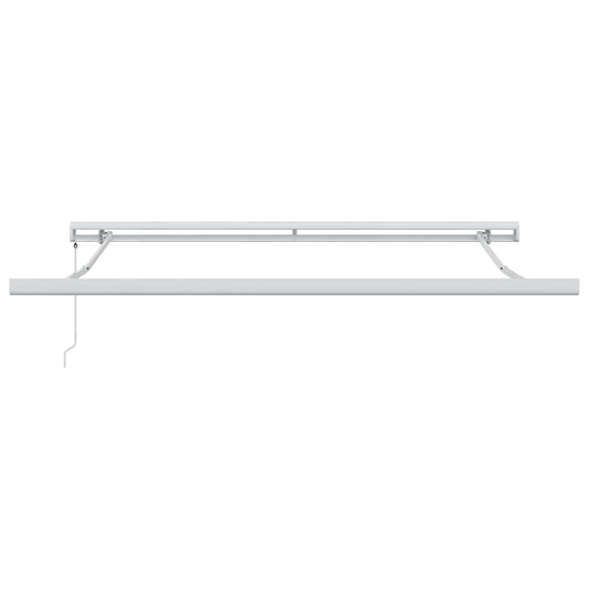 Toldo Retráctil Beige 350 X 250 Cm Lona Y Aluminio_0