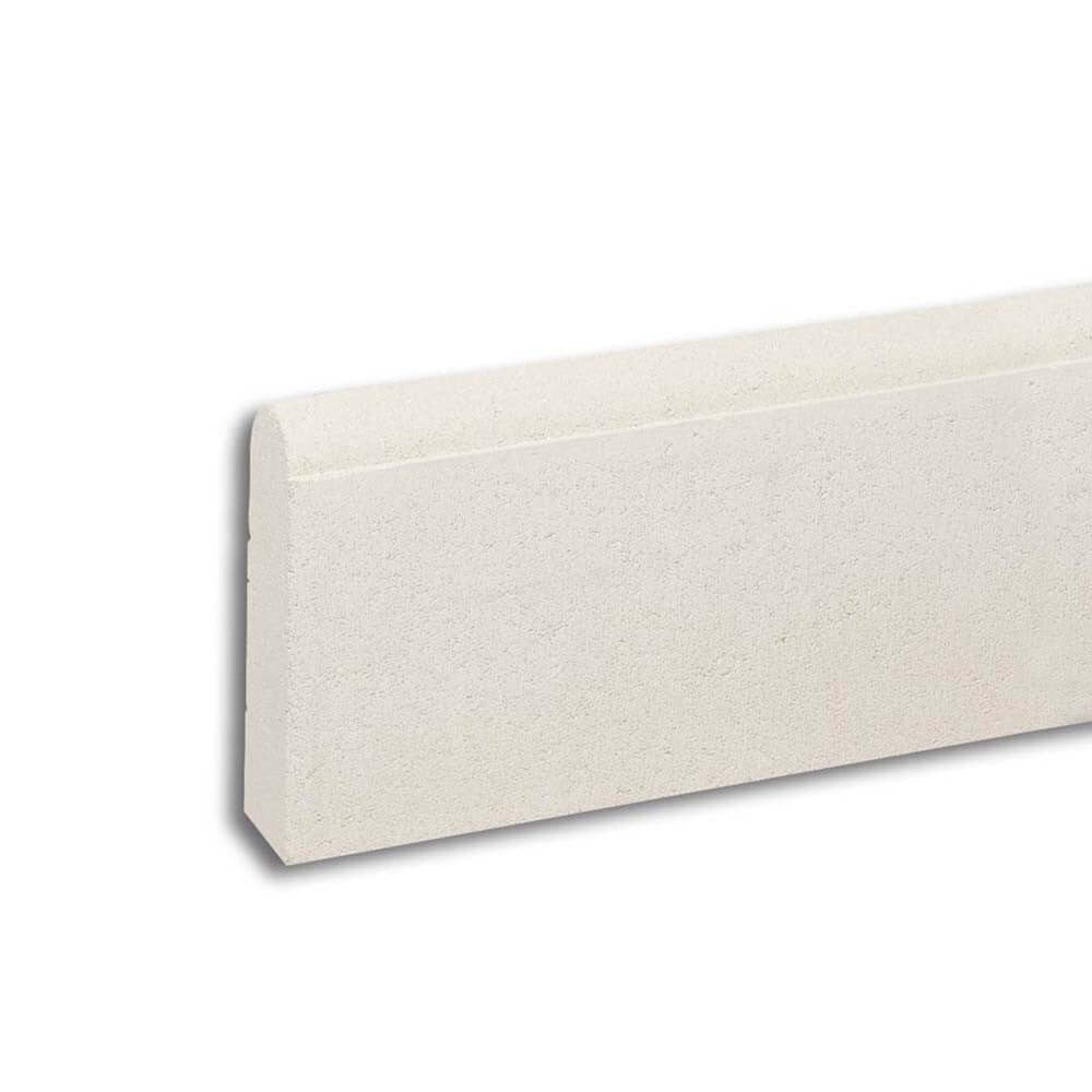 Bordillo Redondo 50x20 Cm. / Palet 80 Unidades / Blanco Crema_0