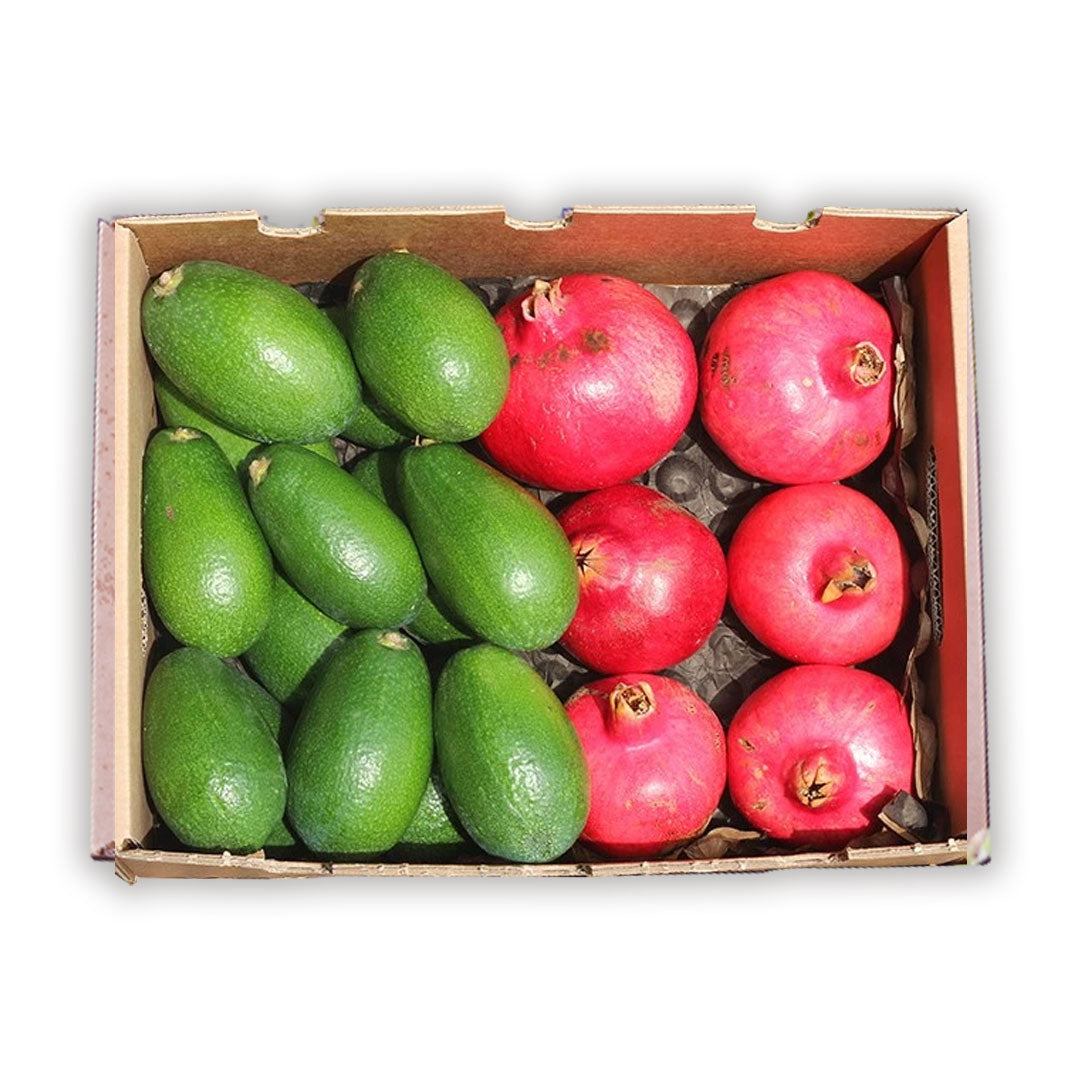 Caja 4kg Mix De Aguacate Piel Lisa Y Granadas - Directos Del Agricultor, Cultivo Nacional Sostenible