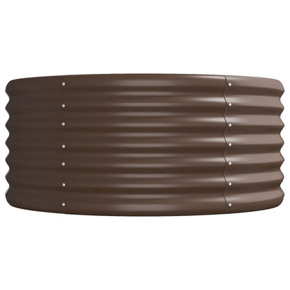 Jardinera Arriate Acero Galvanizado Marrón 512x80x36 Cm_3