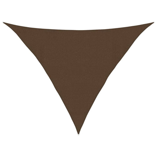 Vidaxl Toldo De Vela Marrón Hdpe 160 G/m² 4x4x5,8 M_0