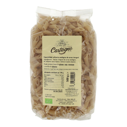 Macarrones Arroz Integral ECO Castagno 500 g