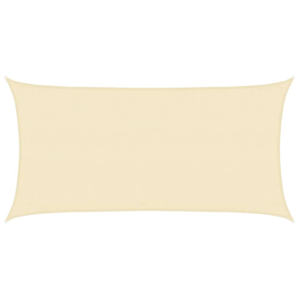 Vidaxl Toldo De Vela Crema Hdpe 160 G/m² 3x6 M_0