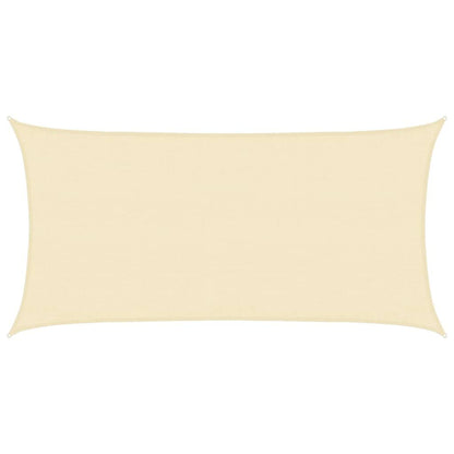 Vidaxl Toldo De Vela Crema Hdpe 160 G/m² 3x6 M_0
