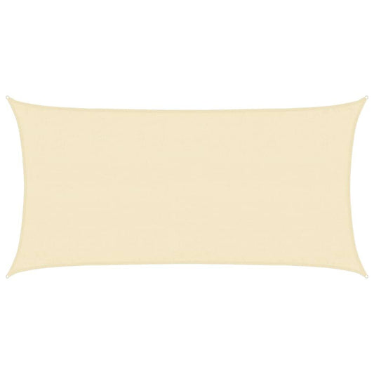 Vidaxl Toldo De Vela Crema Hdpe 160 G/m² 3x6 M_0